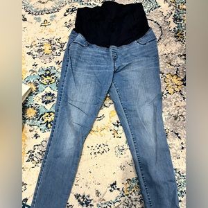 Blue maternity jeans